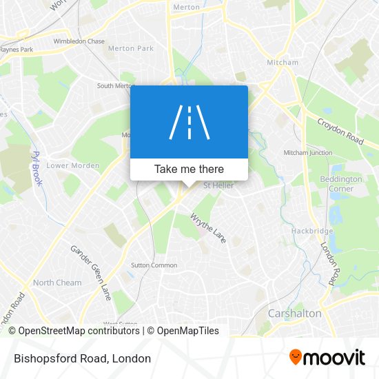 Bishopsford Road map