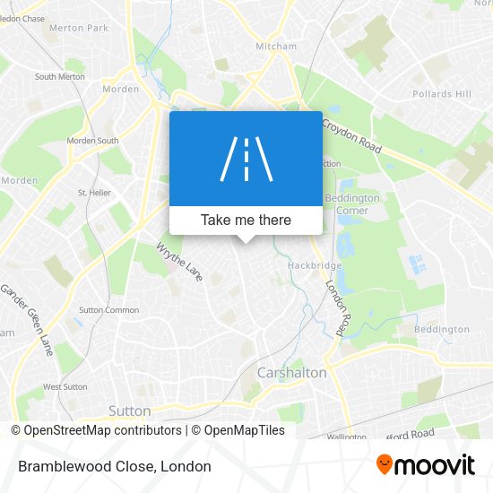 Bramblewood Close map
