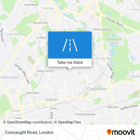 Connaught Road map