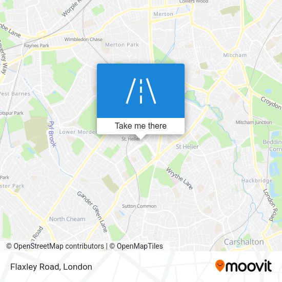 Flaxley Road map