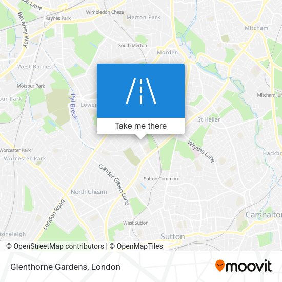 Glenthorne Gardens map