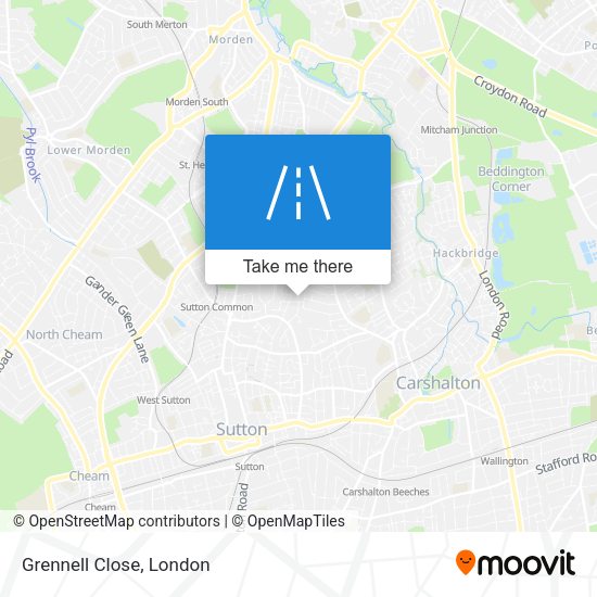 Grennell Close map