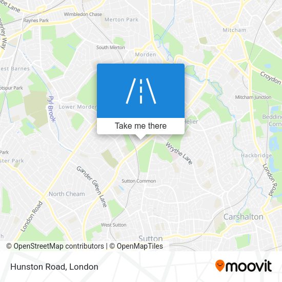 Hunston Road map