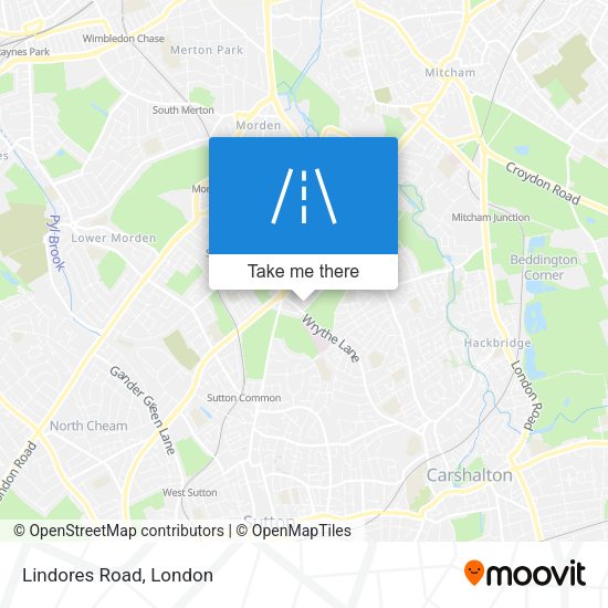 Lindores Road map