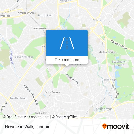 Newstead Walk map