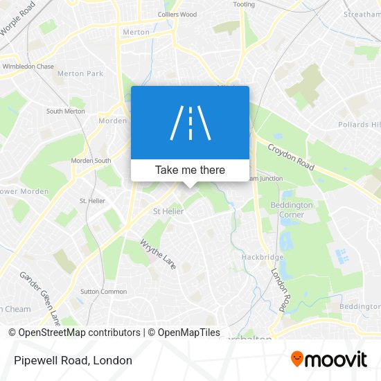 Pipewell Road map