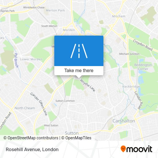 Rosehill Avenue map