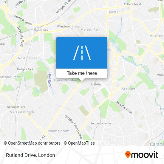 Rutland Drive map