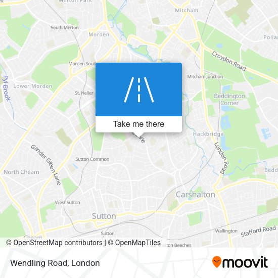 Wendling Road map