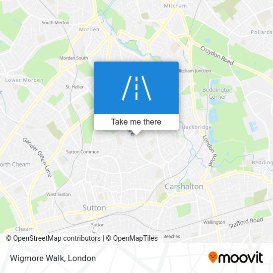 Wigmore Walk map