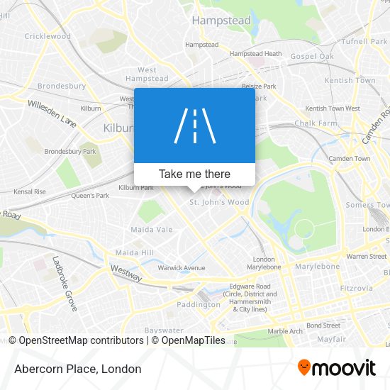 Abercorn Place map