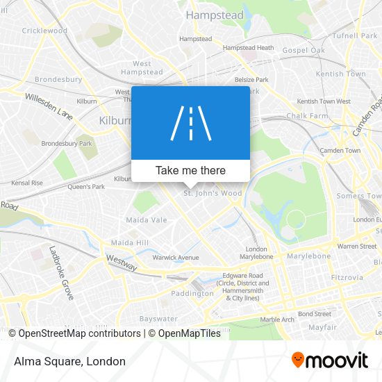 Alma Square map