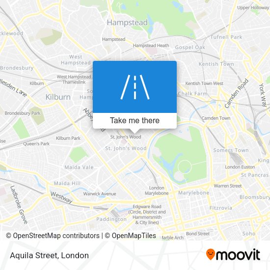 Aquila Street map