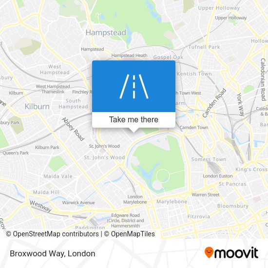 Broxwood Way map