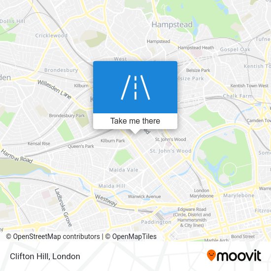 Clifton Hill map