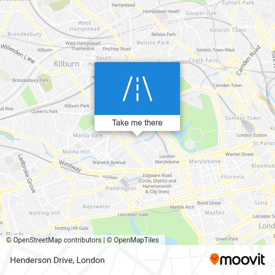 Henderson Drive map