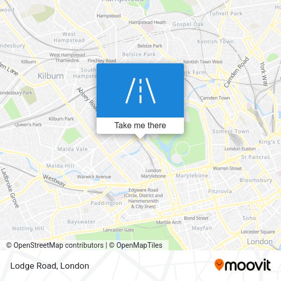 Lodge Road map