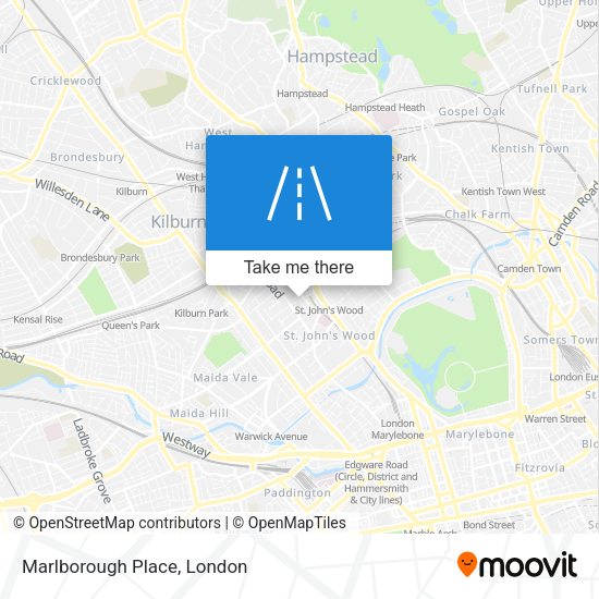 Marlborough Place map