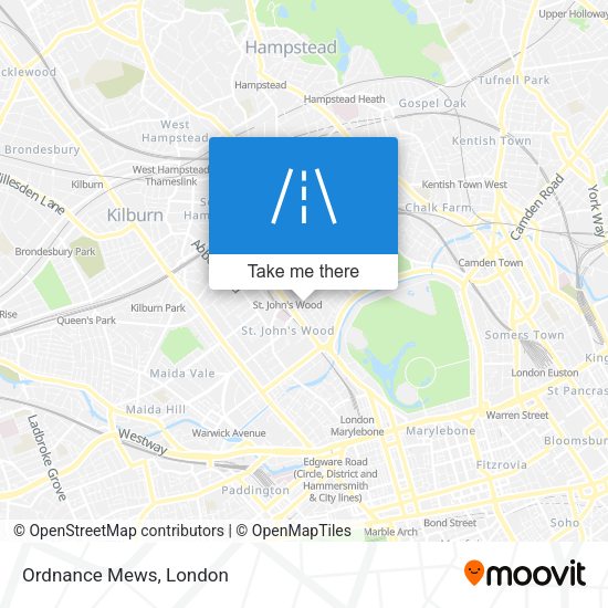 Ordnance Mews map