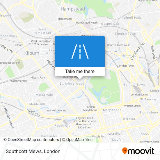 Southcott Mews map