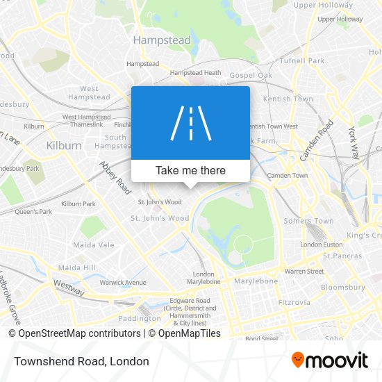 Townshend Road map