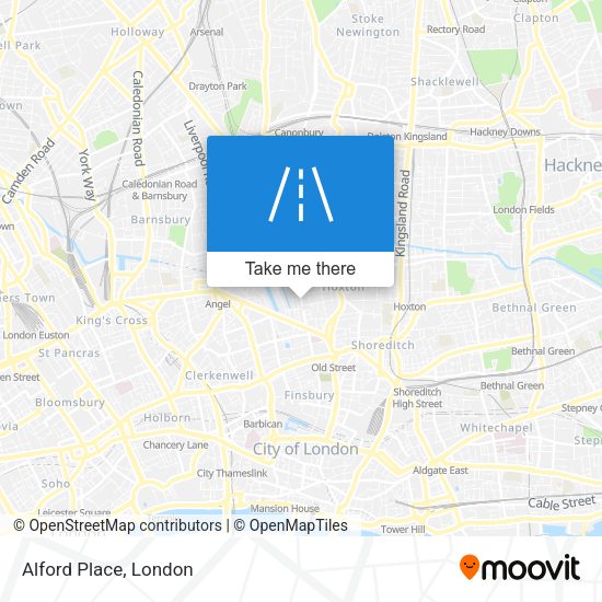Alford Place map