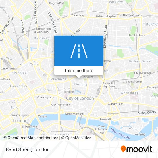 Baird Street map