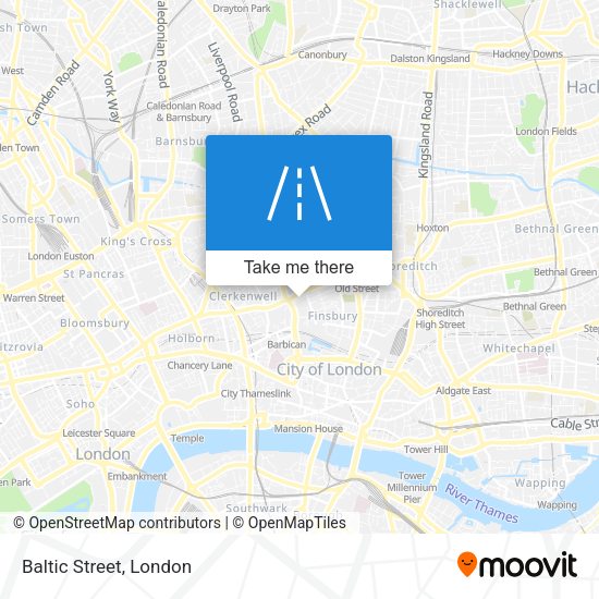Baltic Street map