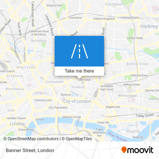 Banner Street map