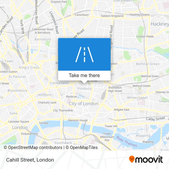 Cahill Street map