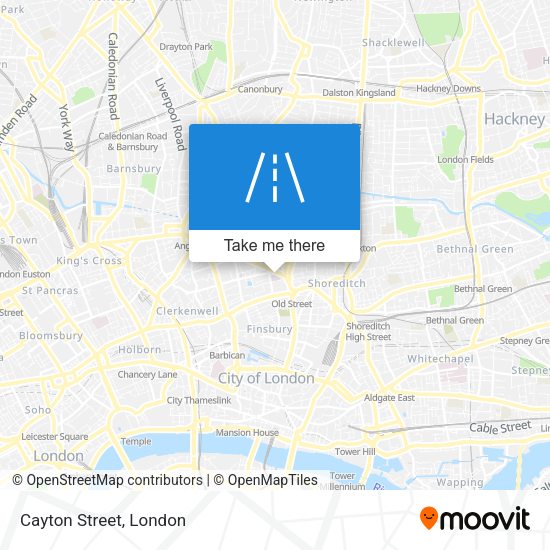 Cayton Street map