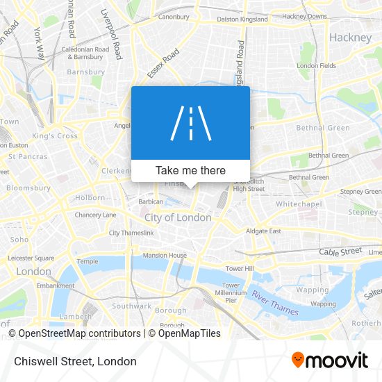 Chiswell Street map