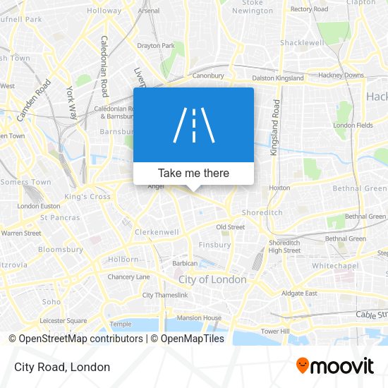 City Road map