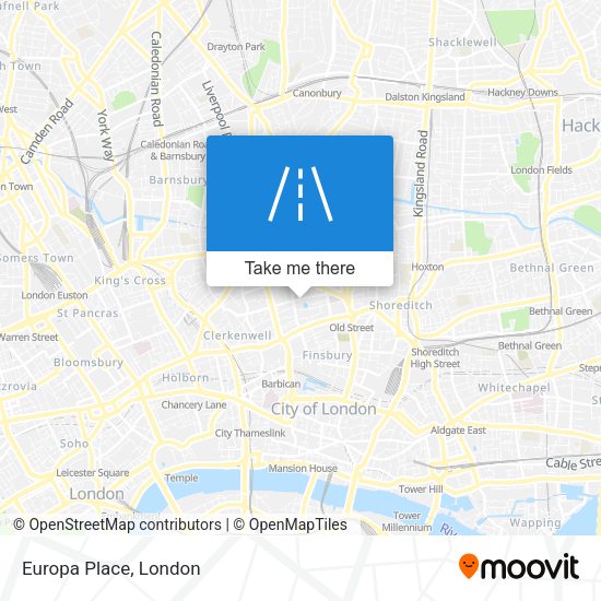 Europa Place map