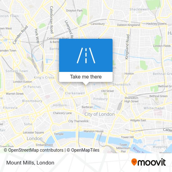 Mount Mills map
