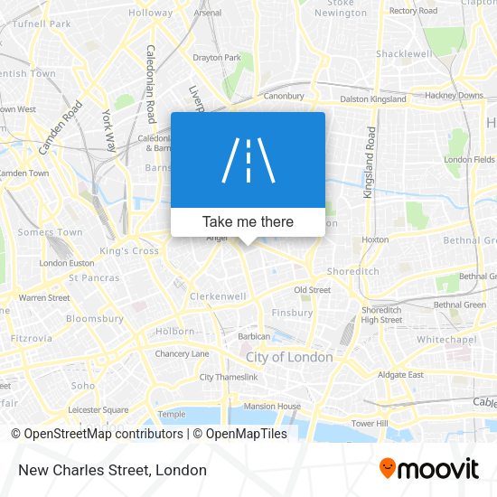 New Charles Street map