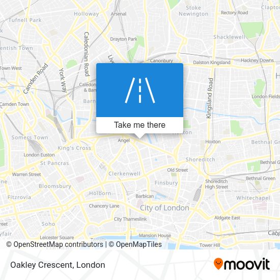 Oakley Crescent map