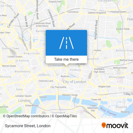 Sycamore Street map