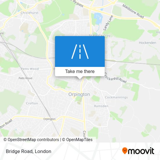 Bridge Road map