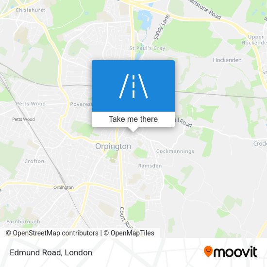 Edmund Road map