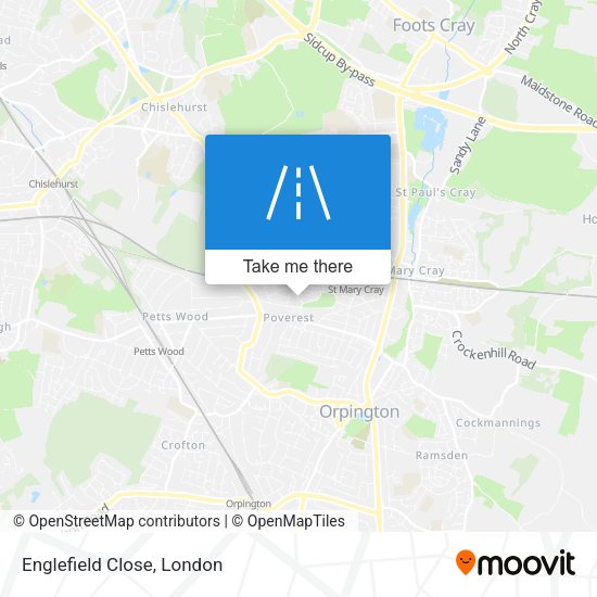 Englefield Close map