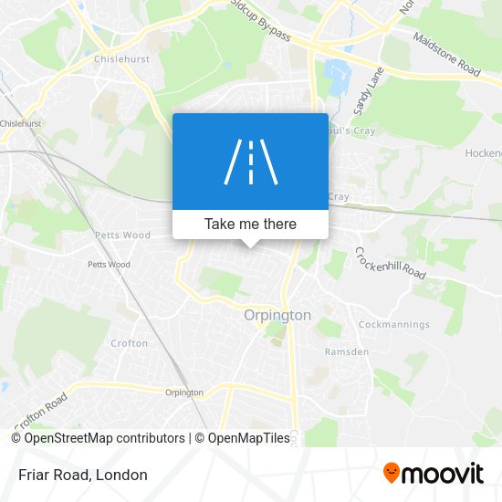 Friar Road map