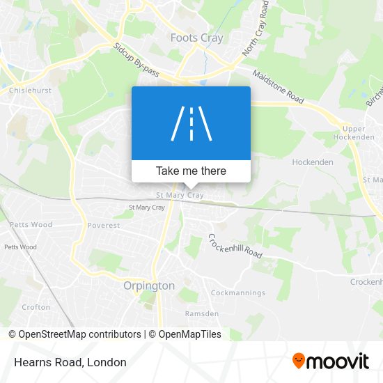 Hearns Road map
