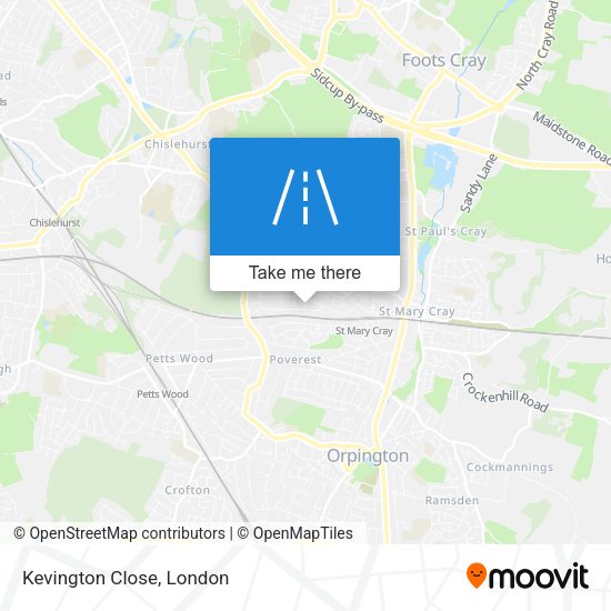 Kevington Close map