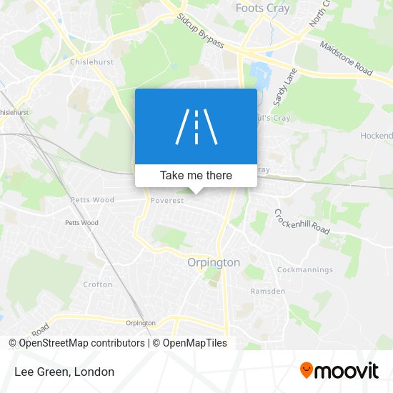 Lee Green map