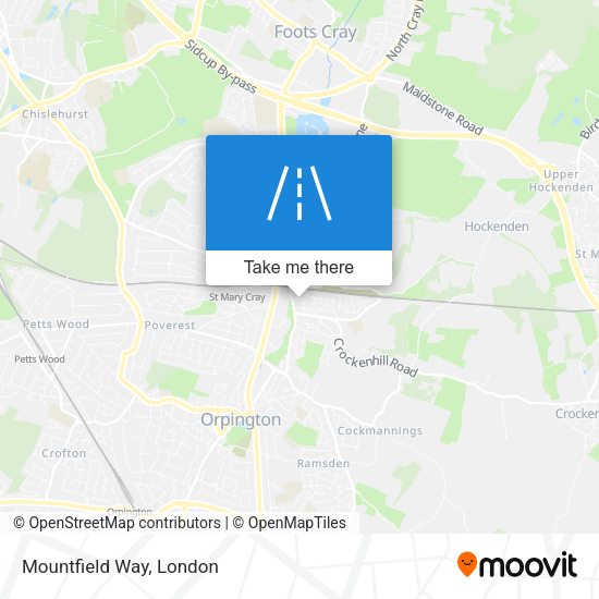 Mountfield Way map