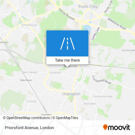 Priorsford Avenue map