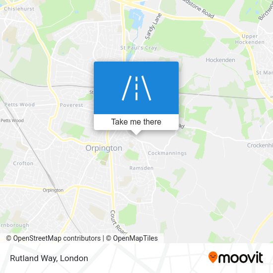 Rutland Way map