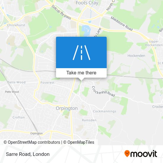 Sarre Road map