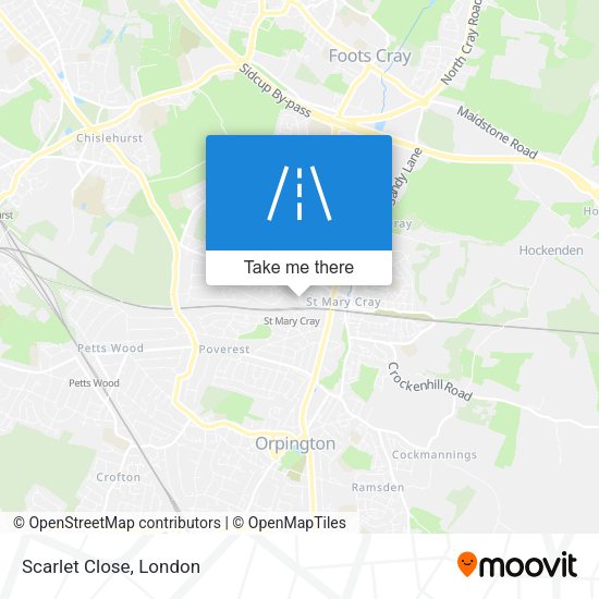 Scarlet Close map